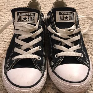 Youth Sz 3 Black Converse
